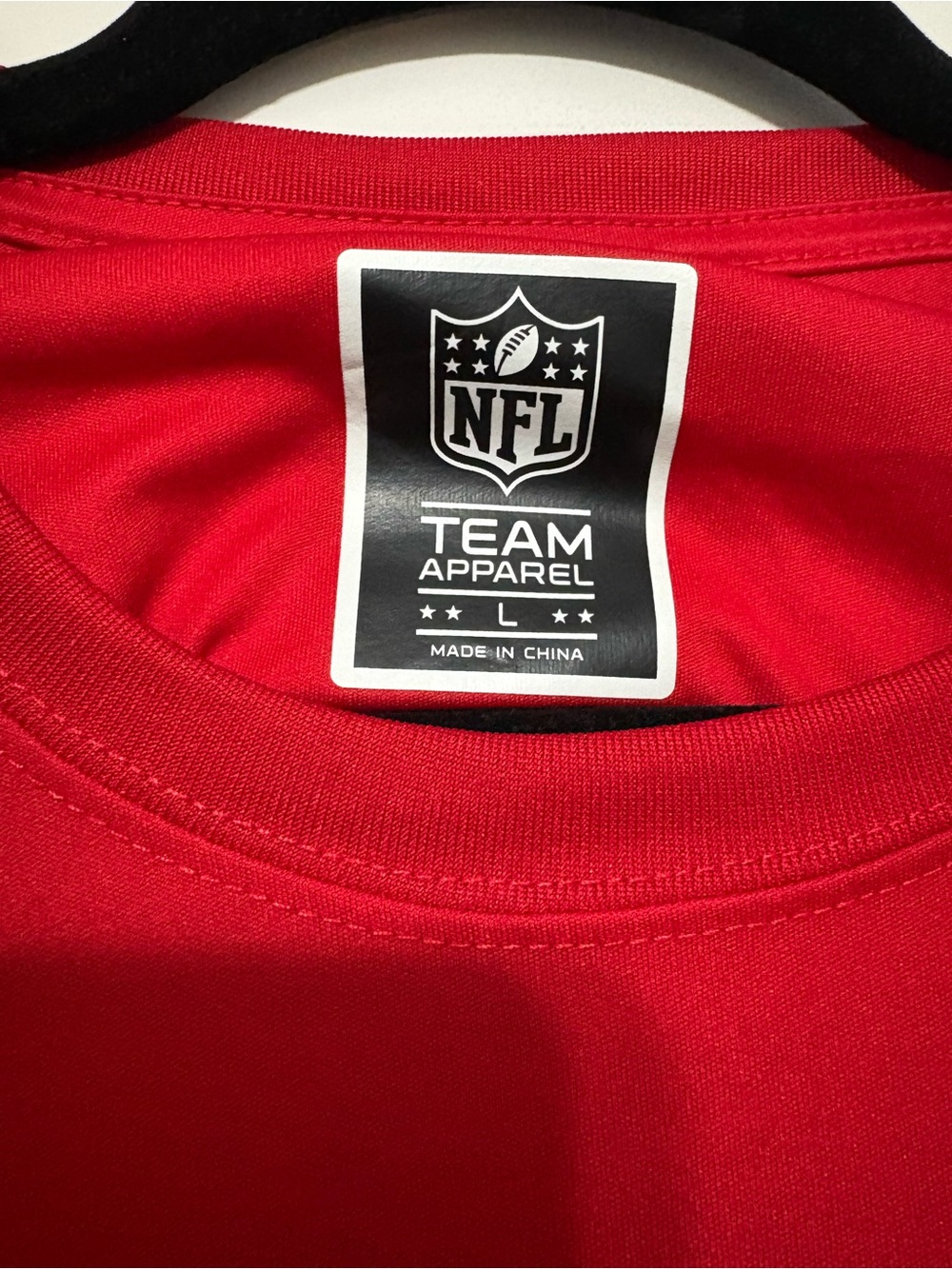 NFL Patriots Short Sleeve Tee with Navy Panels - Picture 2 of 3